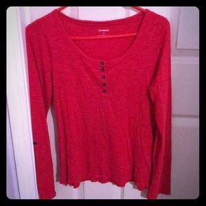 Hot pink long sleeve